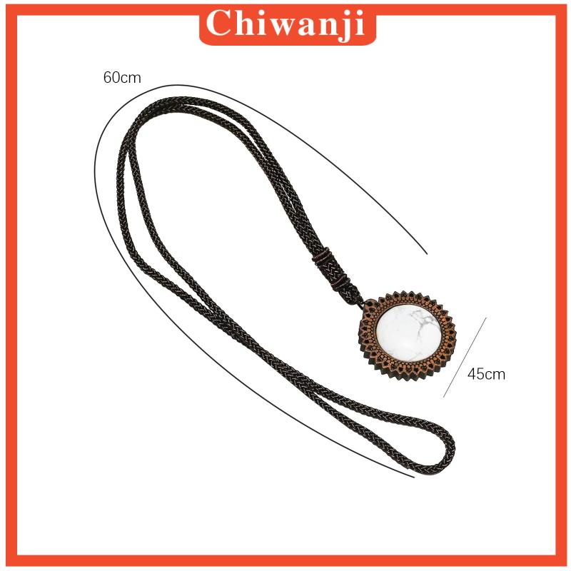 Vòng cổ Mặt Tròn Họa Tiết Hoa Xinh Xắn Làm Quà Tặng