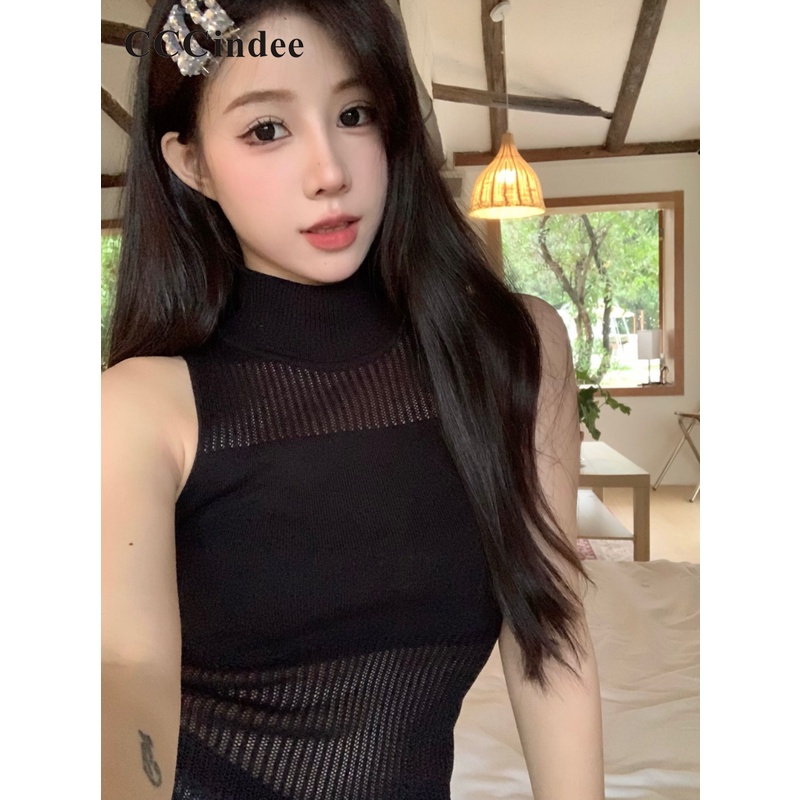 Áo Tank Top Ôm Dáng Màu Trơn Thời Trang 2023 Gợi Cảm Cho Nữ