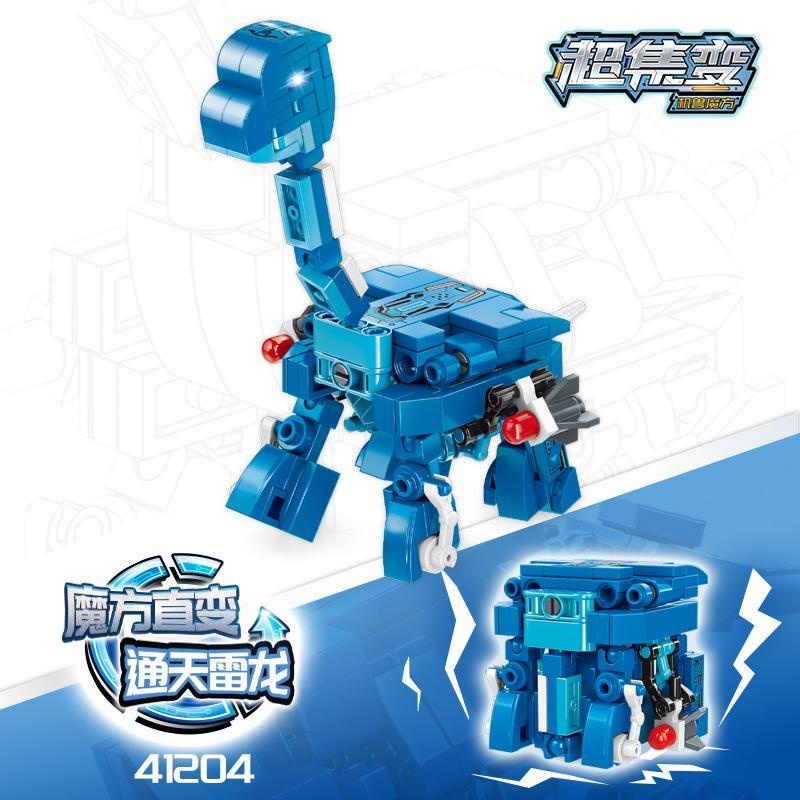 Đồ Chơi Khối Rubik Khủng Long Biến Hình Giáo Dục Cho Bé