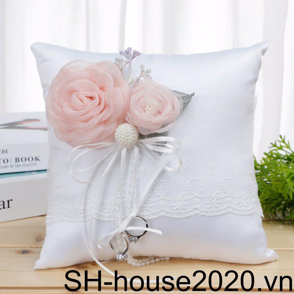 Gối Để Nhẫn Cưới / Sinh Nhật Hình Chú Gấu Dễ Thương