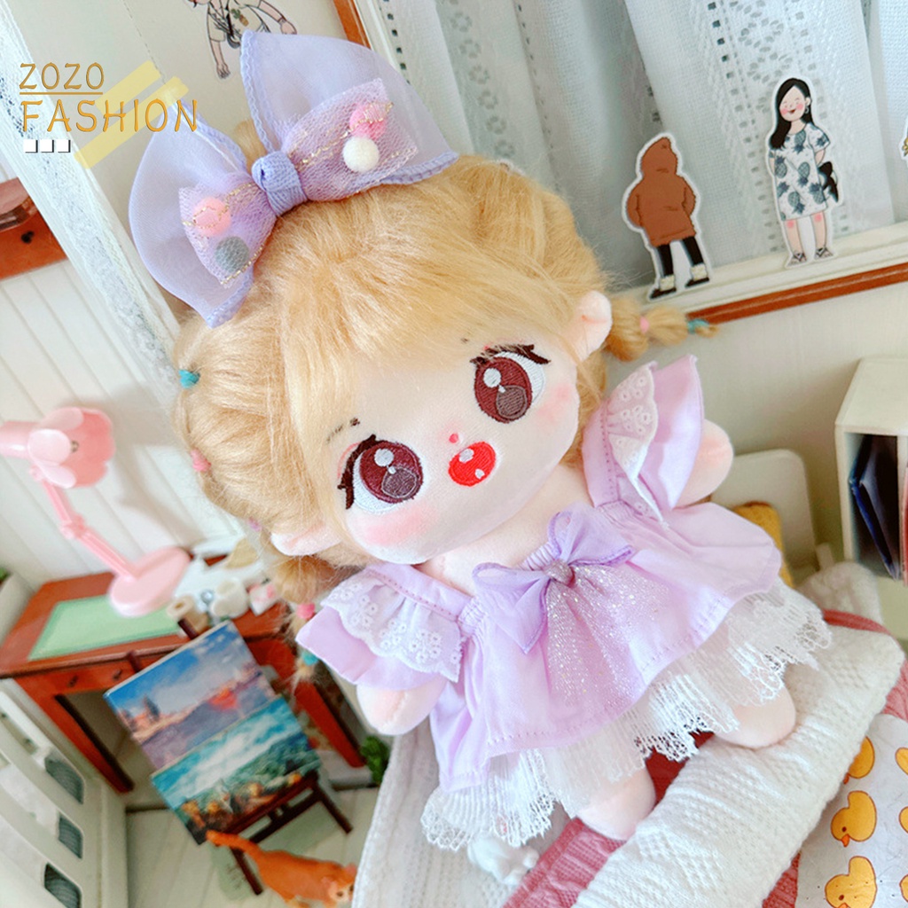 Búp Bê Nhồi Bông 20cm Mắt To Dễ Thương