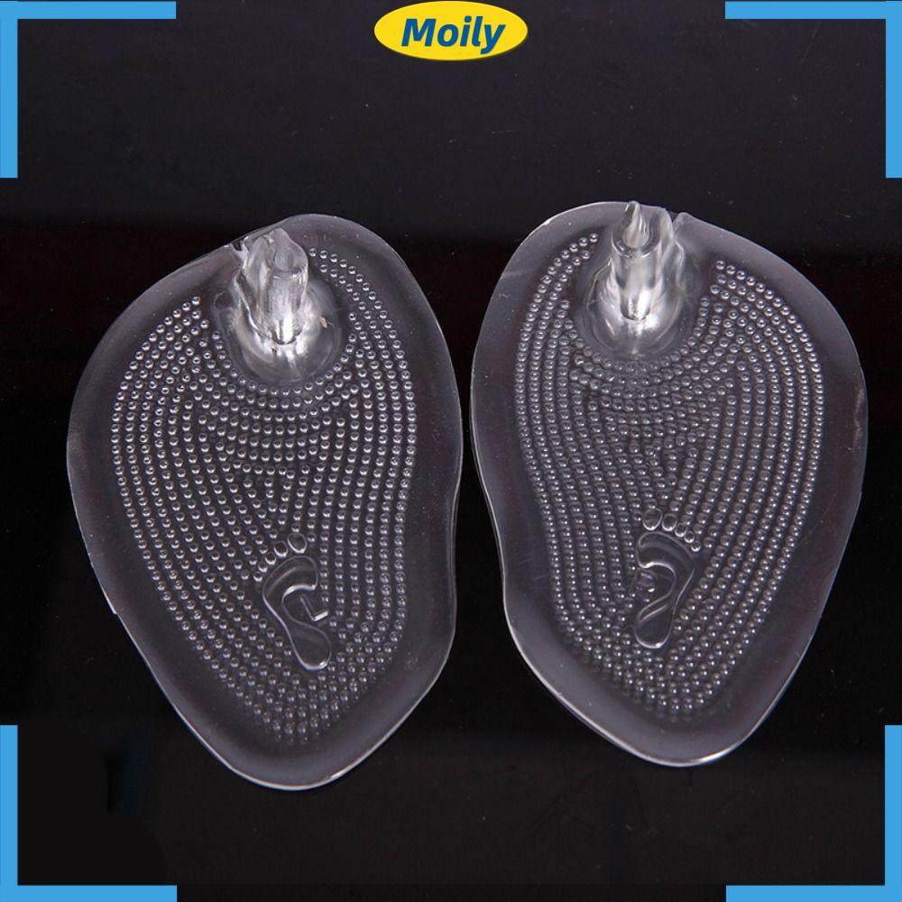 1 Cặp Đệm Gel Bảo Vệ Ngón Chân Chống Trượt Trong Suốt Cho Nữ