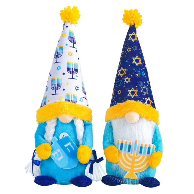 R * Hanukkah Gnomes Đồ Trang Trí Sang Trọng Scandinavia Tomtes Nisse Thụy Điển Gnomes Nhà