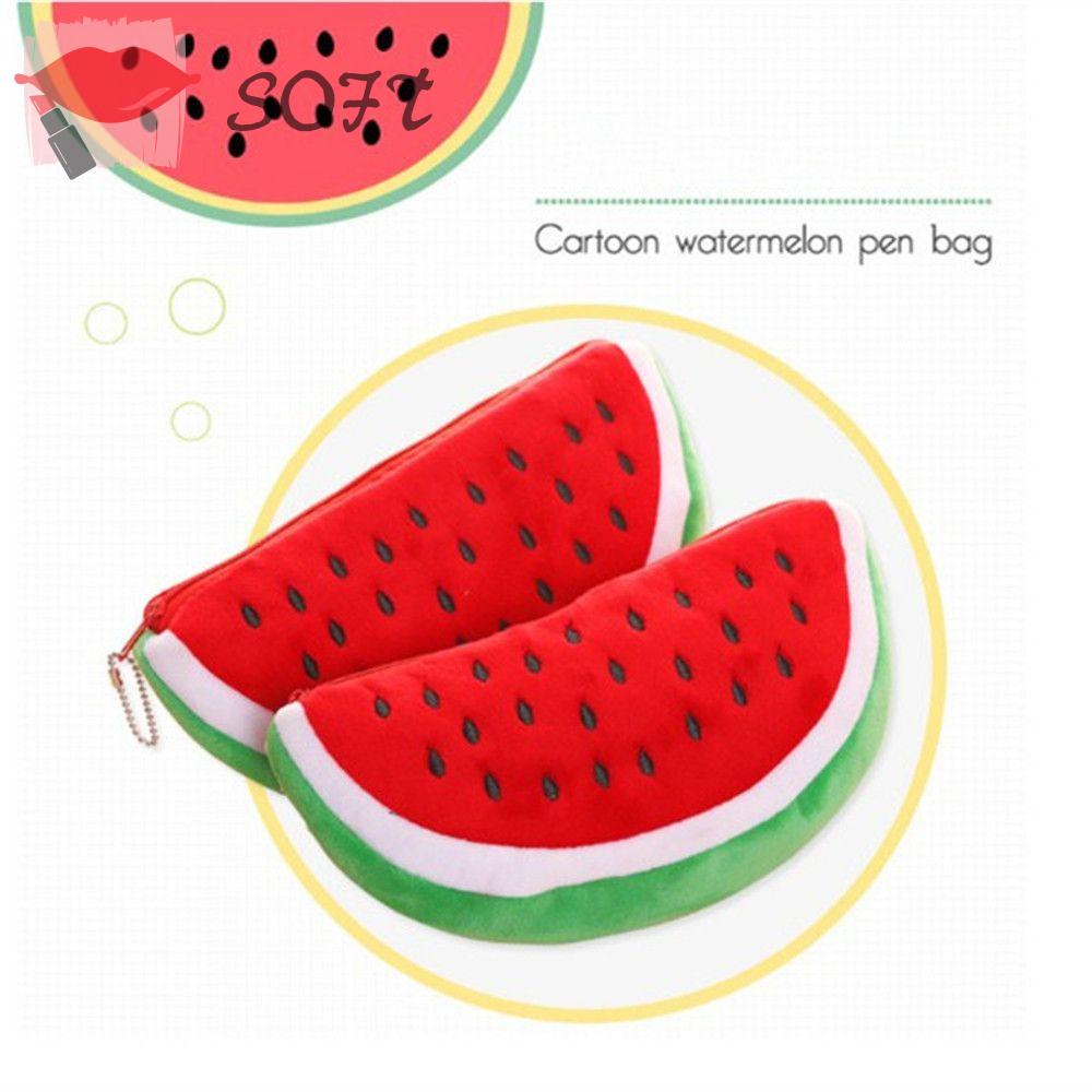 SOFTNESS Túi Đựng Bút Họa Tiết Hoạt Hình Xinh Xắn Chất Lượng