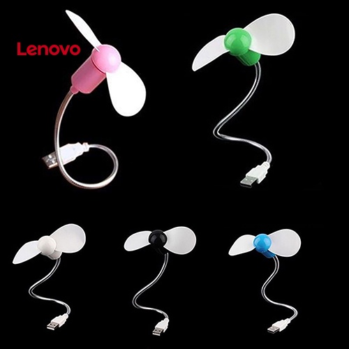 Quạt làm mát USB LENOVO sunflower mini dễ thương linh hoạt cho máy tính/ laptop