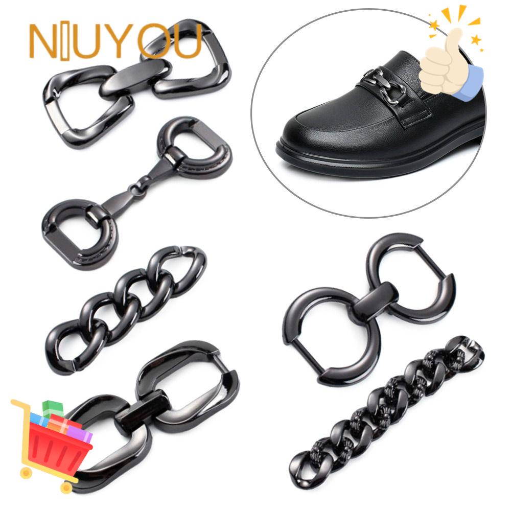 NIUYOU Khóa Kim Loại Gắn Giày Thời Trang