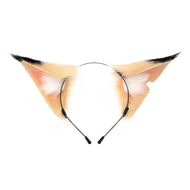 Flgo Băng Đô Cài Tóc Hình Tai Chó Mèo Hoạt Hình Phát Sóng Trực Tiếp Cho Nữ