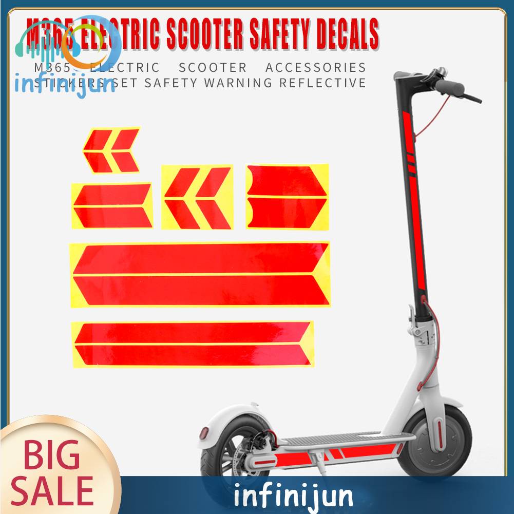 Miếng Dán Phản Quang An Toàn Cho Xe Scooter Xiaomi Mijia M365