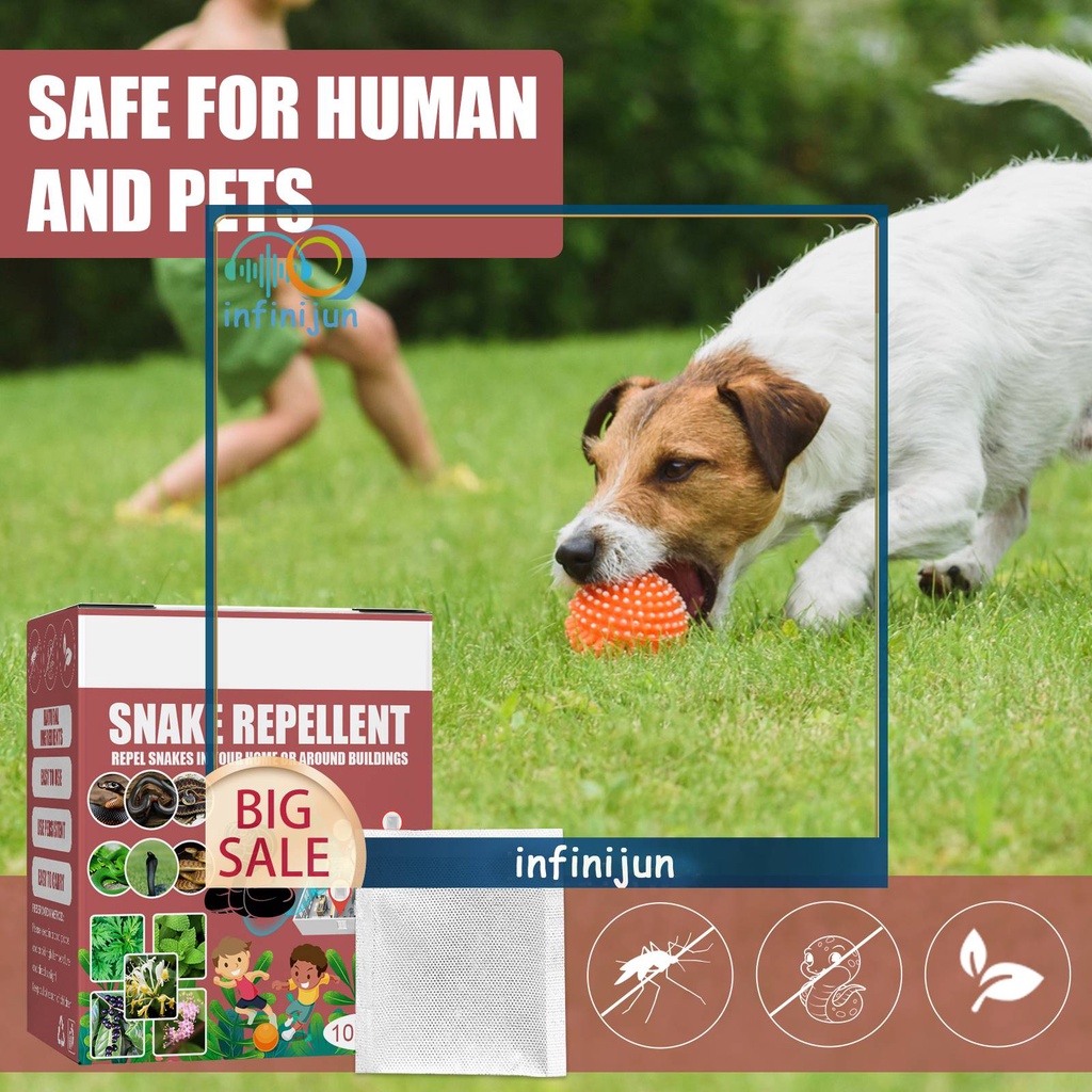 Set 10 Túi Thuốc Diệt Rắn An Toàn Tiện Dụng