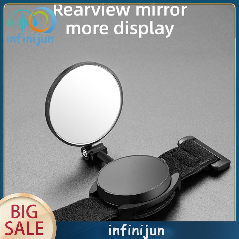 Gương Chiếu Hậu Xoay 360 Độ Gắn Tay Lái Xe Đạp