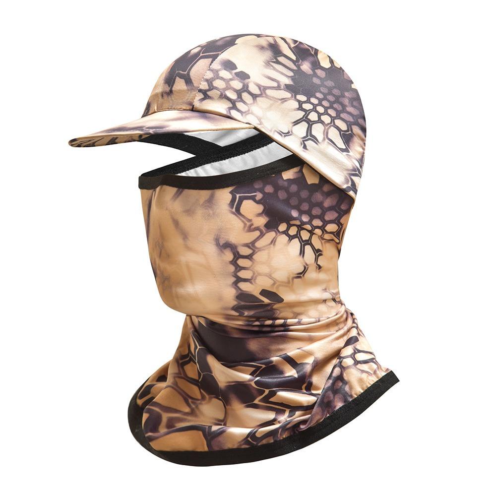 Mũ Trùm Đầu Bằng Lụa Lạnh Nhanh Khô Chống Nắng Chống Bụi Chống Tia UV Bảo Vệ Khi Chạy Xe Mô Tô