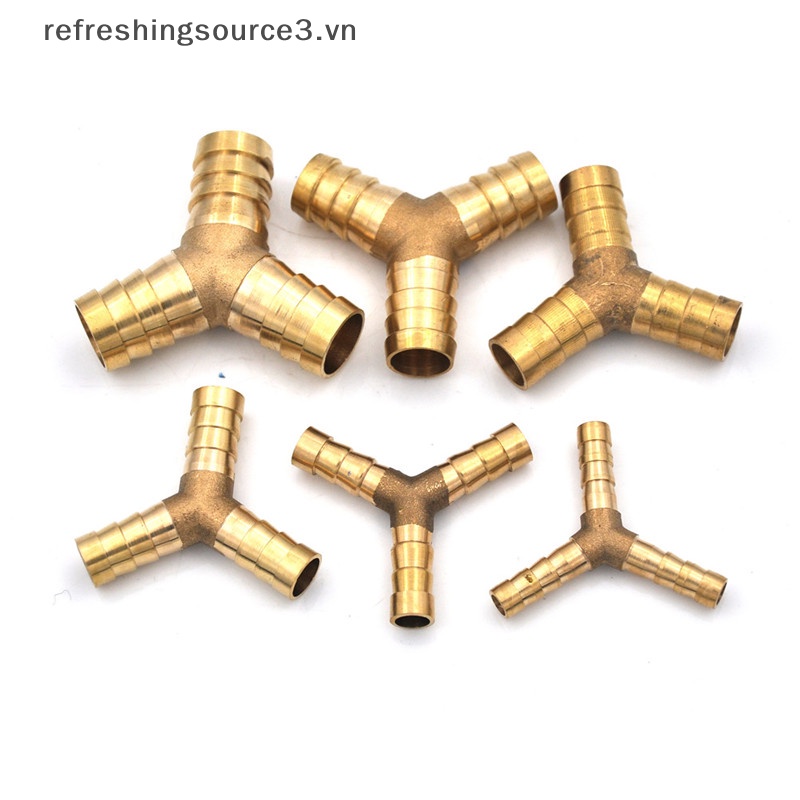 {REFRE3} Đầu Nối Chia Ống Nhiên Liệu Khí Làm Mới 3.vn} Bằng Đồng Thau &quot;Y&quot;