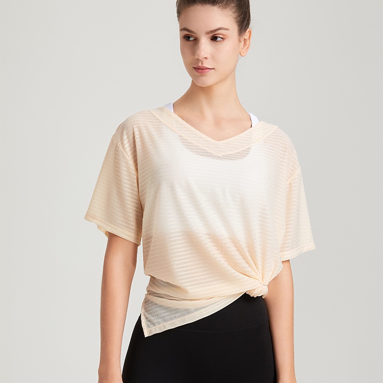 Áo Thun Thể Thao Tay Ngắn Dáng Rộng Nhanh Khô Thời Trang