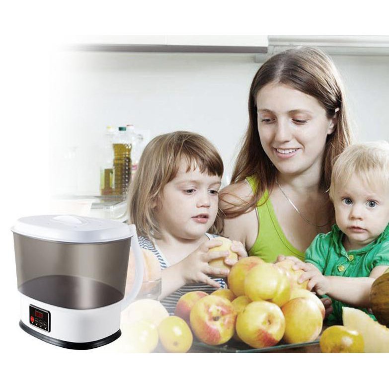 Máy rửa thực phẩm rau củ quả khử trùng ozone 10L Taiwan Fresh - SUPPERDECOR