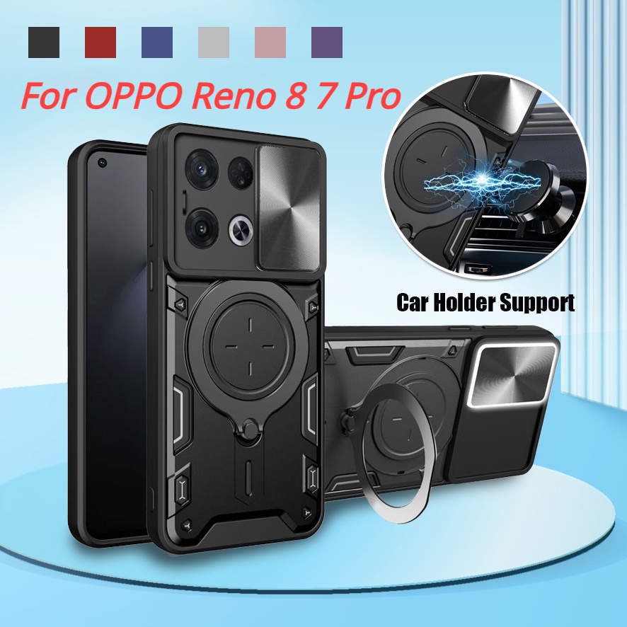Ốp Điện Thoại Chống Sốc Có Giá Đỡ Cho OPPO Reno 8 7 Pro Z 7Z 8Z Reno8 Reno7 Reno8Z 5G 4G 2022 Edge