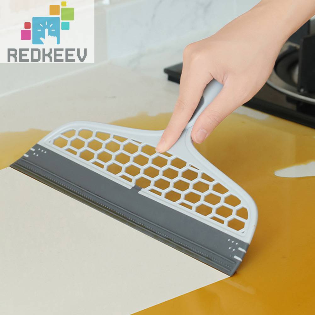 Chổi Quét Nhà Bếp Bằng Silicone Chống Va Chạm Xoay Được Tiện Lợi