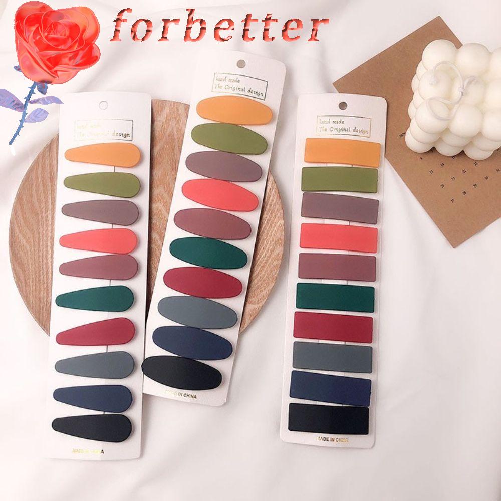 FORBETTER Kẹp Tóc Thiết Kế Rỗng Nhiều Màu Sắc Ngọt Ngào Phong Cách Hàn Quốc