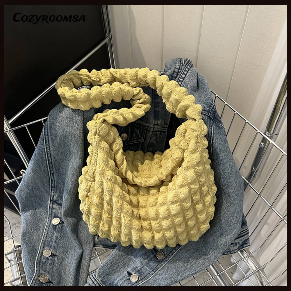 Túi Đeo Chéo Đựng Mỹ Phẩm Bằng Nylon Màu Sắc Ngọt Ngào Thời Trang Cho Nữ