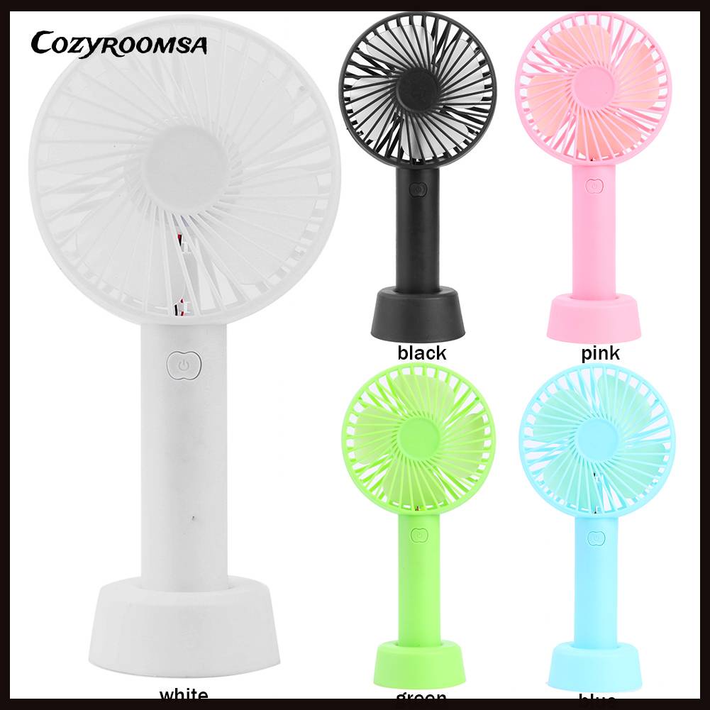 Quạt Mini Cầm Tay Có Thể Điều Chỉnh Tốc Độ Gió Cho Hoạt Động Cắm Trại