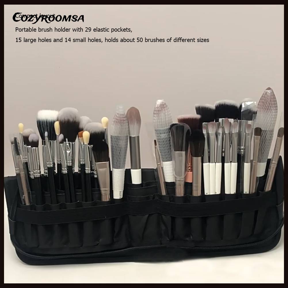 Hộp Đựng Cọ Trang Điểm Chống Thấm Nước Dễ Dàng Vệ Sinh Gấp Gọn Thích Hợp Làm