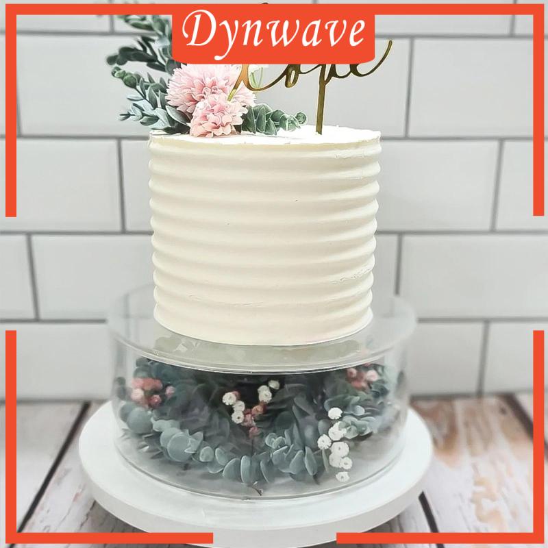 Giá Đỡ Bánh Kem Hình Tròn Bằng Acrylic Trong Suốt Dùng Trang Trí Tiệc Cưới