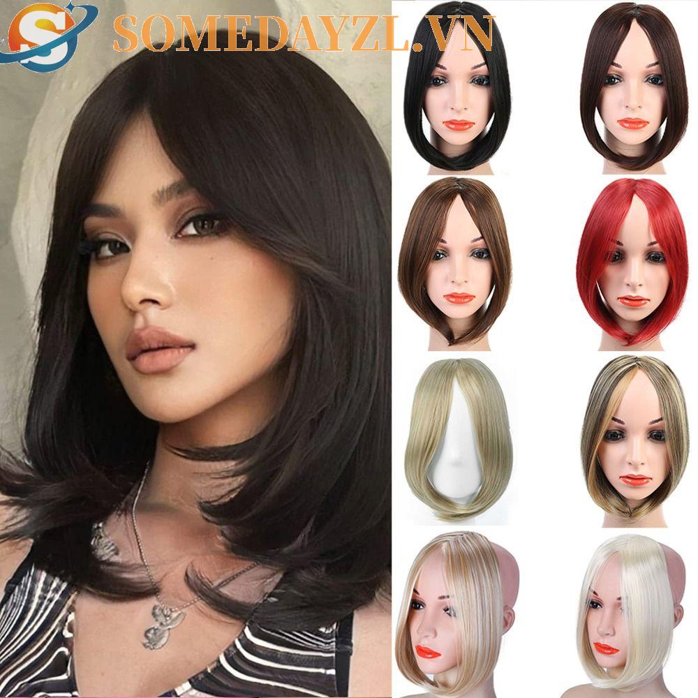 SOMEDAYZL Kẹp Tóc Màu Đen Bằng Sợi Thủy Tinh Chịu Nhiệt Dễ Phối Đồ Thời Trang Cho Nữ