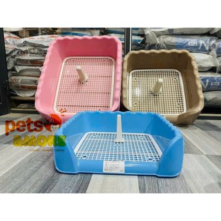 Khay nhựa vệ sinh có thành cho chó