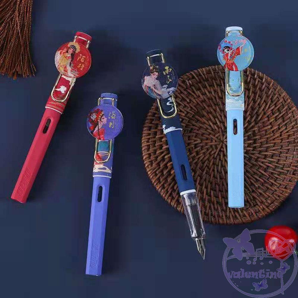 AVALENTINE Set Bút Máy 0.38mm Phong Cách Trung Hoa Độc Đáo