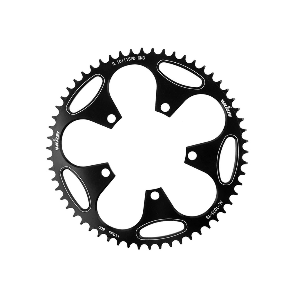 Đĩa Sên Xe Đạp 110BCD 50-60T Màu Đen 52T