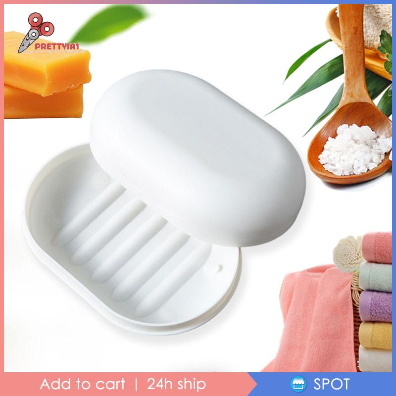 Giá Đỡ Xà Phòng Có Nắp Đậy Tháo Rời Được Tiện Lợi Dành Cho Đi Du Lịch