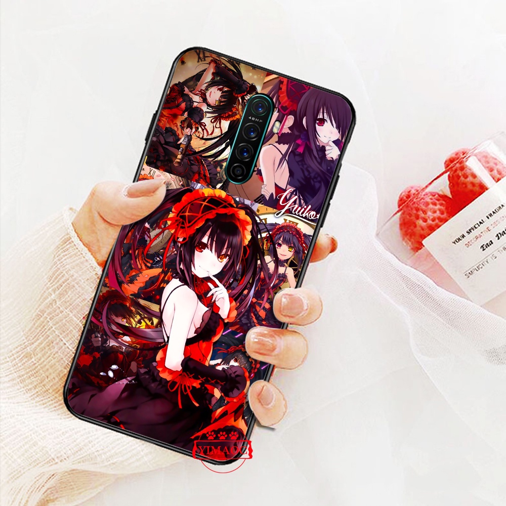 Đối với oppo reno 2 2z 2f 3 4 pro 5 lite 5k pro plus 5g ốp lưng mềm y234 gambar kurumi tokisaki