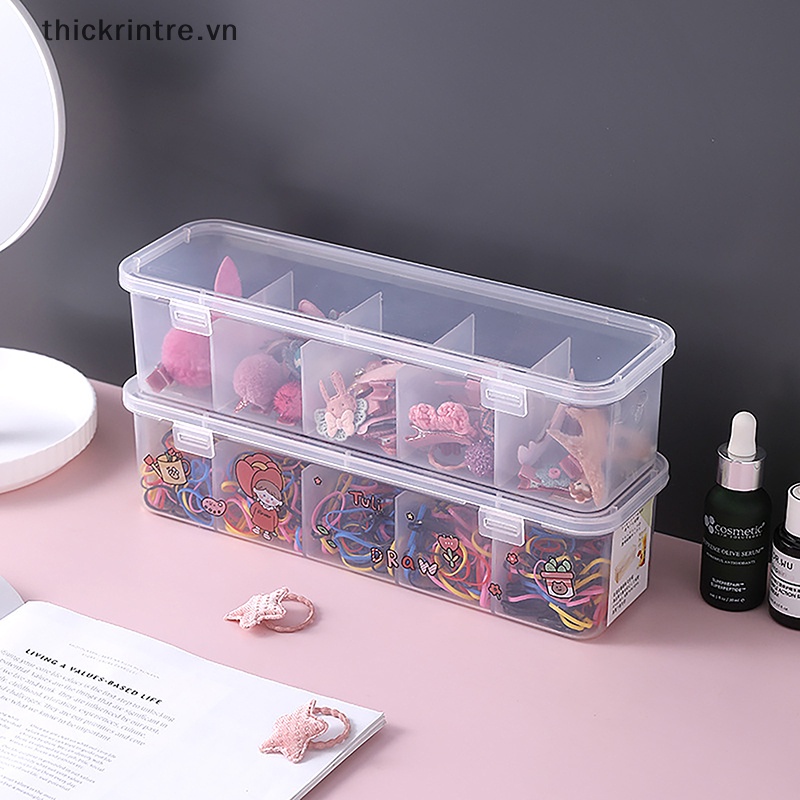 Hộp Đựng Phụ Kiện Trang Sức Nhiều Ngăn Trong Suốt Tiện Dụng