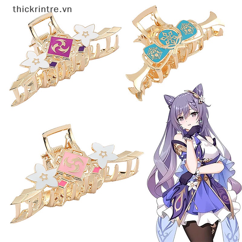 Kẹp Tóc Hình Hoa Dùng Hóa Trang Độc Đáo