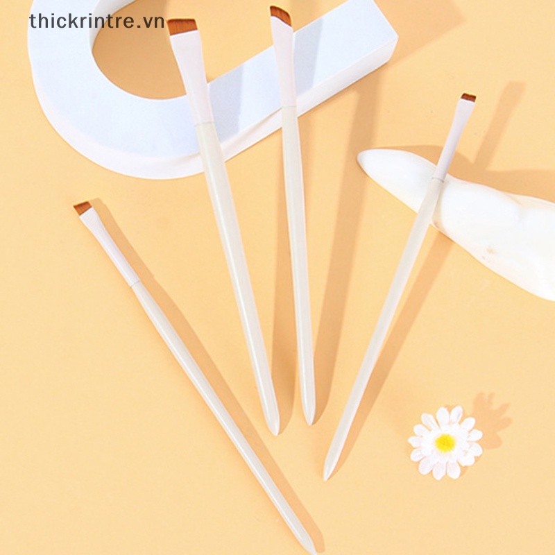 1 / 4 Cọ Trang Điểm Siêu Mỏng Với Tay Cầm Gỗ Chất Lượng Cao