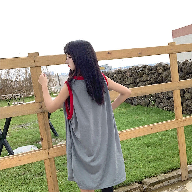 Áo Thun Thể Thao Sát Nách Dáng Suông Năng Động Thời Trang Cho Nữ