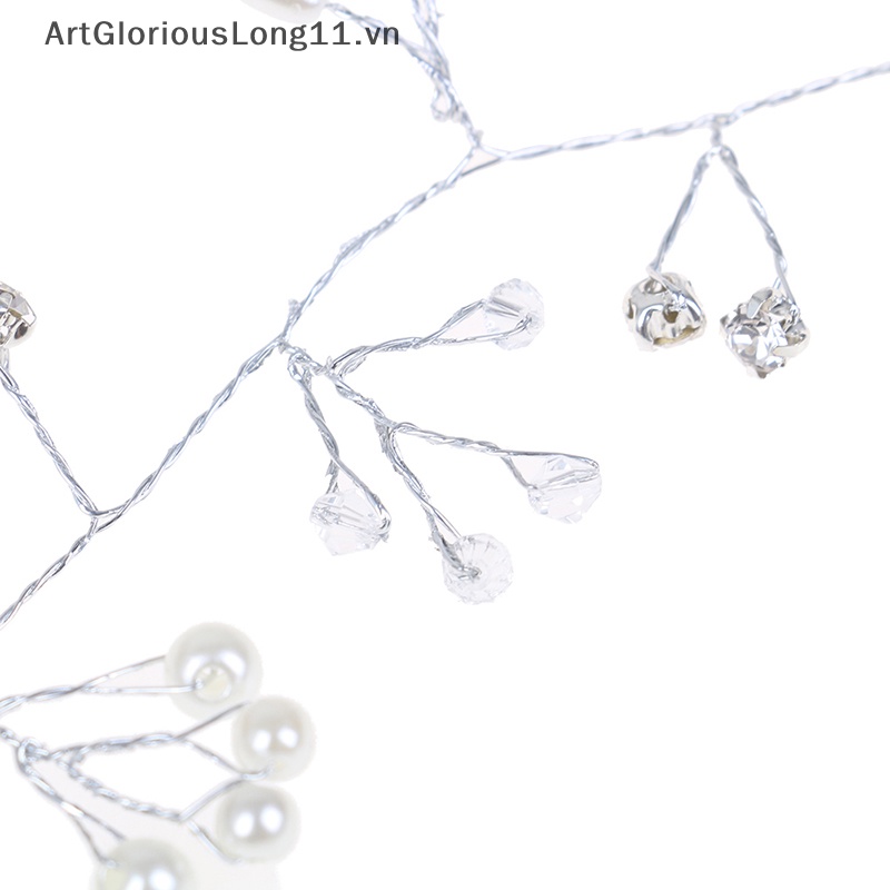 Cài Tóc Đính Hạt tiara Phụ Kiện Cô Dâu