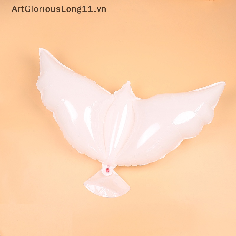 1 Bong Bóng Trang Trí Hình Chim Bồ Câu Màu Trắng Thân Thiện Với Môi Trường