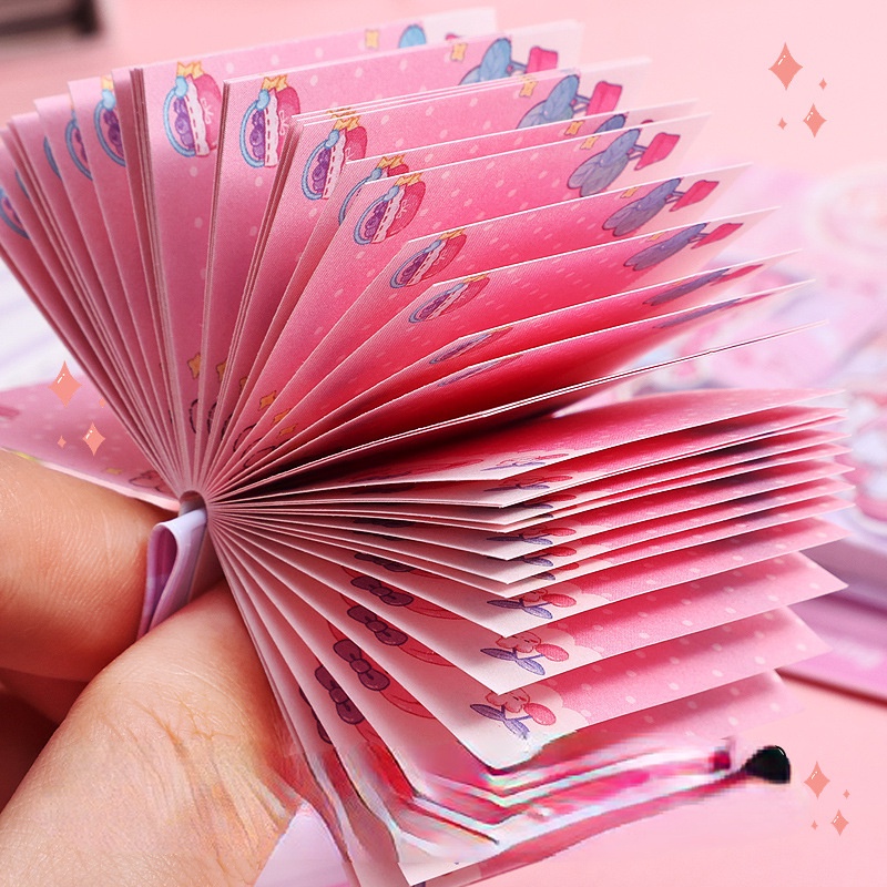 Sổ Tay Bỏ Túi Mini Họa Tiết Hoạt Hình Dễ Thương Dành Cho Nữ