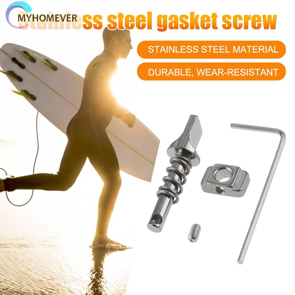 Bộ Ốc Vít Cố Định Tấm Ván Lướt Sóng Bằng Inox Chuyên Dụng