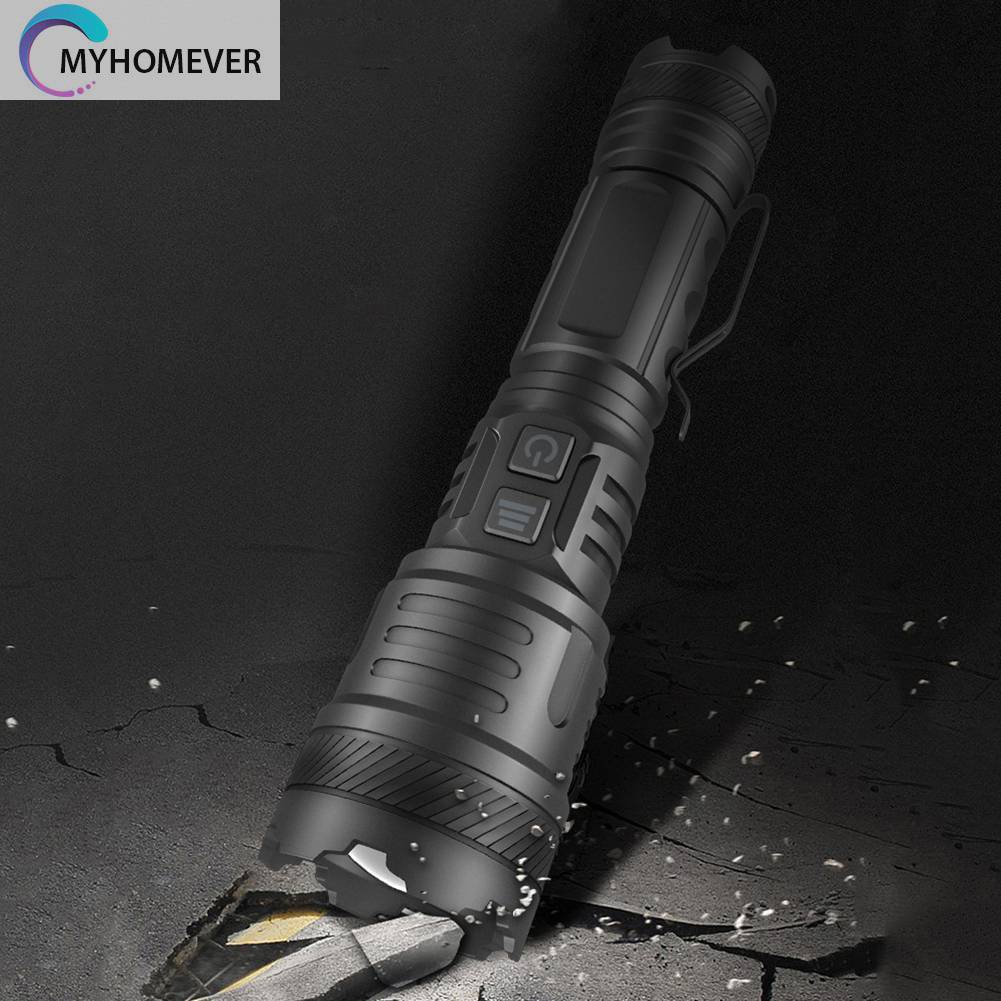 Đèn Pin Chống Nước IPX4 1200LM 30W LED Có Thể Sạc Lại Bằng Cổng USB