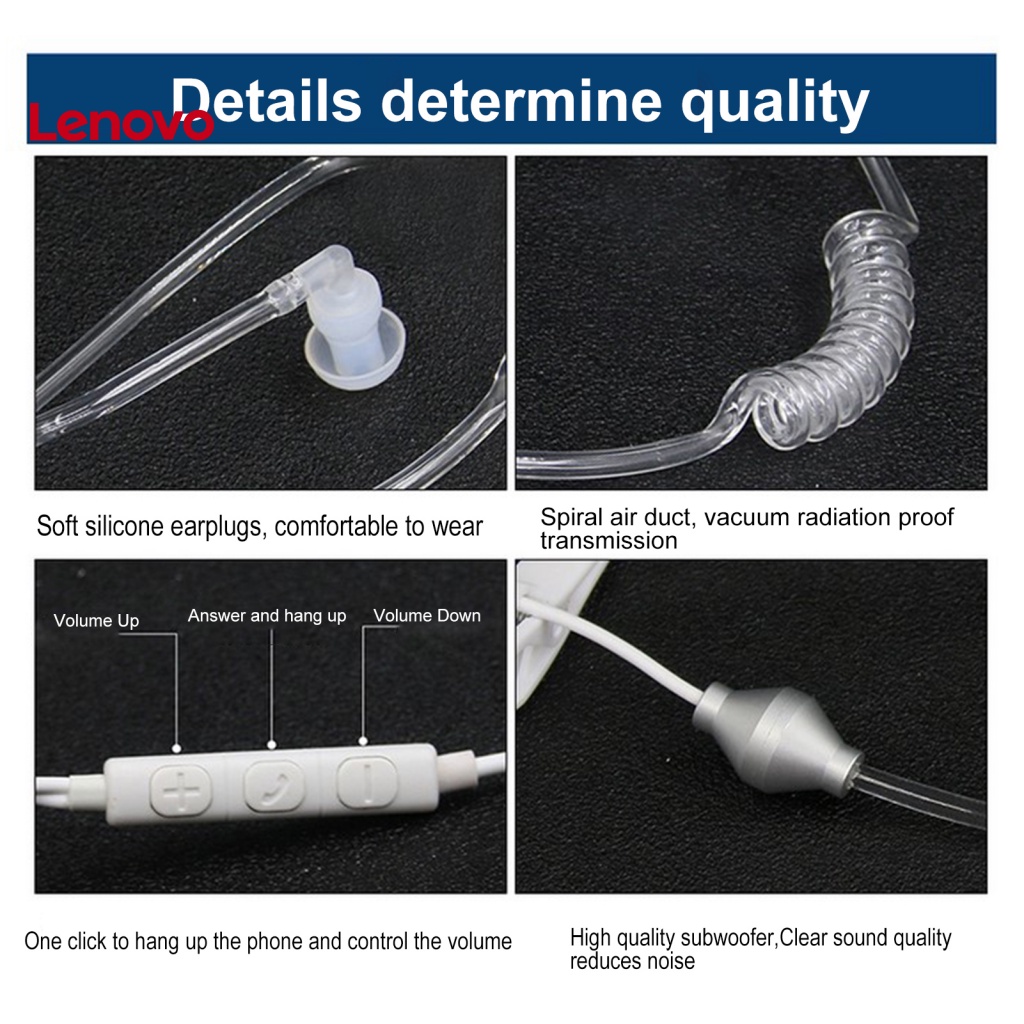 Tai Nghe Chống Bức Xạ Giắc 3.5mm Kèm Mic Dành Cho Điện Thoại