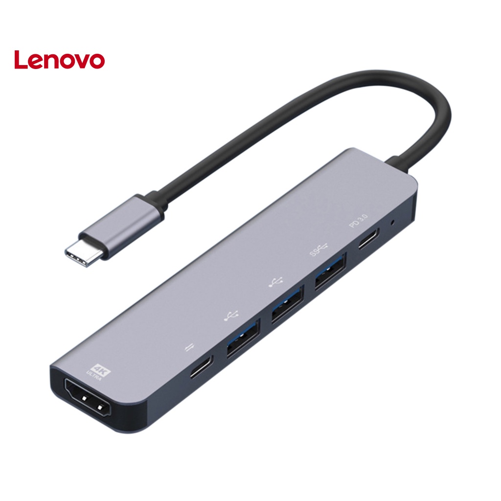 Trạm Sạc Nhanh 6 Trong 1 Type-C Sang HDMI-C 4K Với 3 Cổng USB 3.0 Cho Laptop