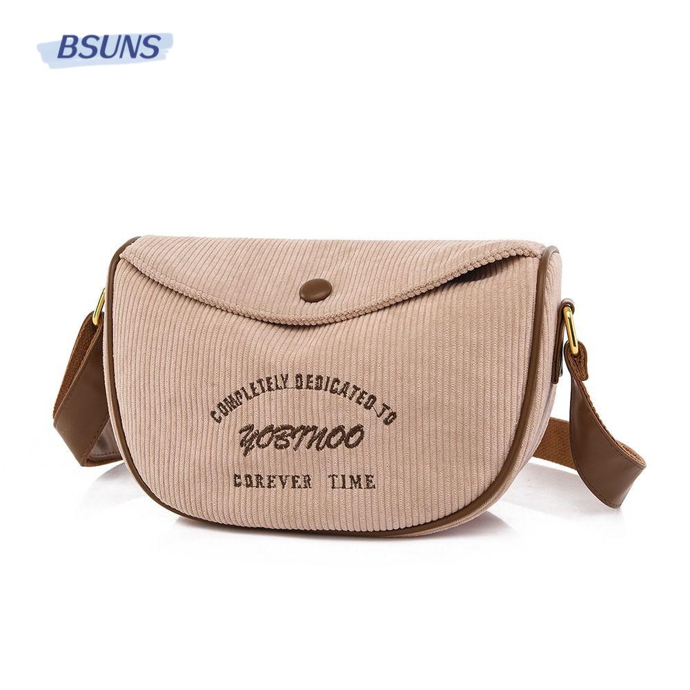 BSUNS Túi Đeo Chéo Cỡ Lớn Phong Cách Vintage Thời Trang Cho Nữ