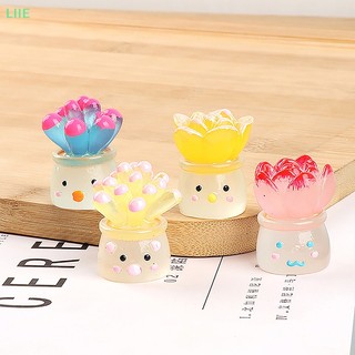 1 chậu cây mini phát quang dùng để trang trí