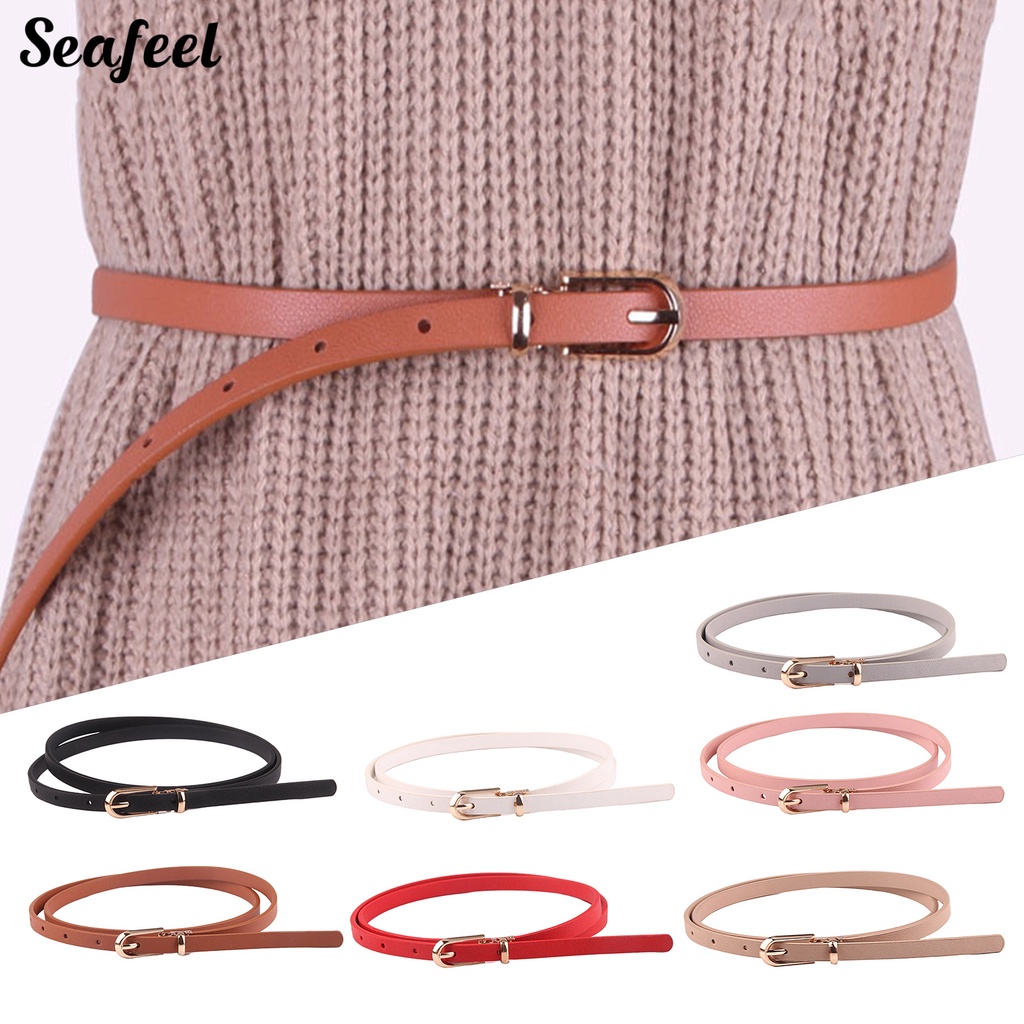 Thắt Lưng Nhiều Lỗ Khóa Hợp Kim Điều Chỉnh Được Thời Trang Cho Nữ
