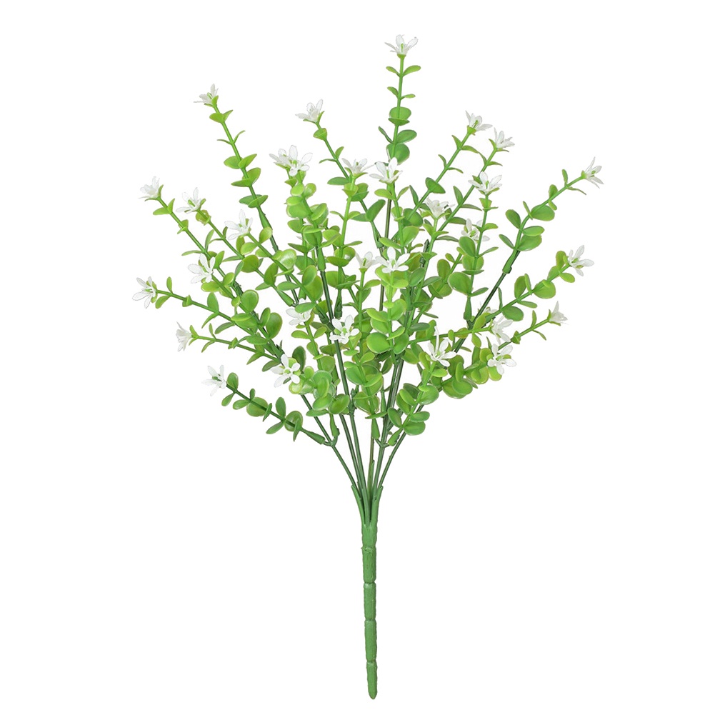 1 Cành Hoa Lá Nhân Tạo Trang Trí Nhà Cửa / Tiệc Cưới DIY