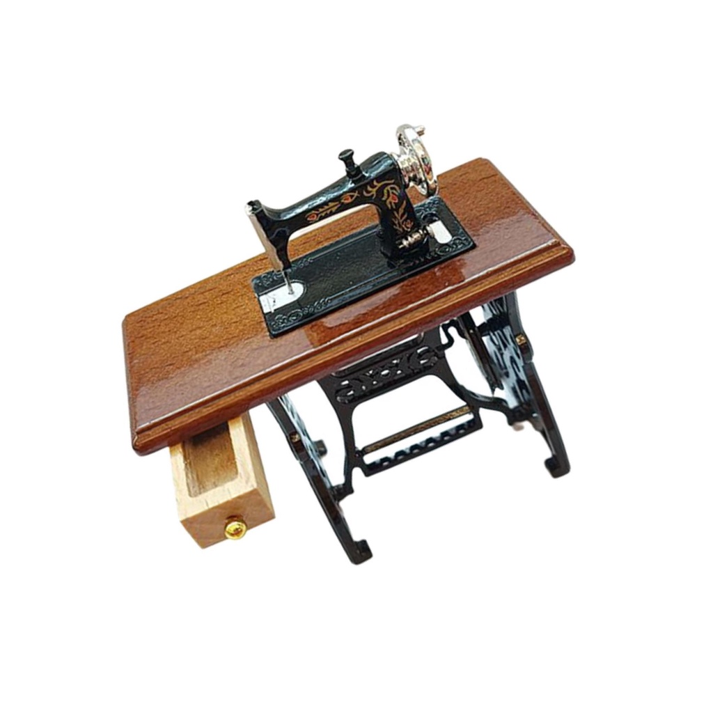 Máy May Mini Trang Trí Nhà Búp Bê