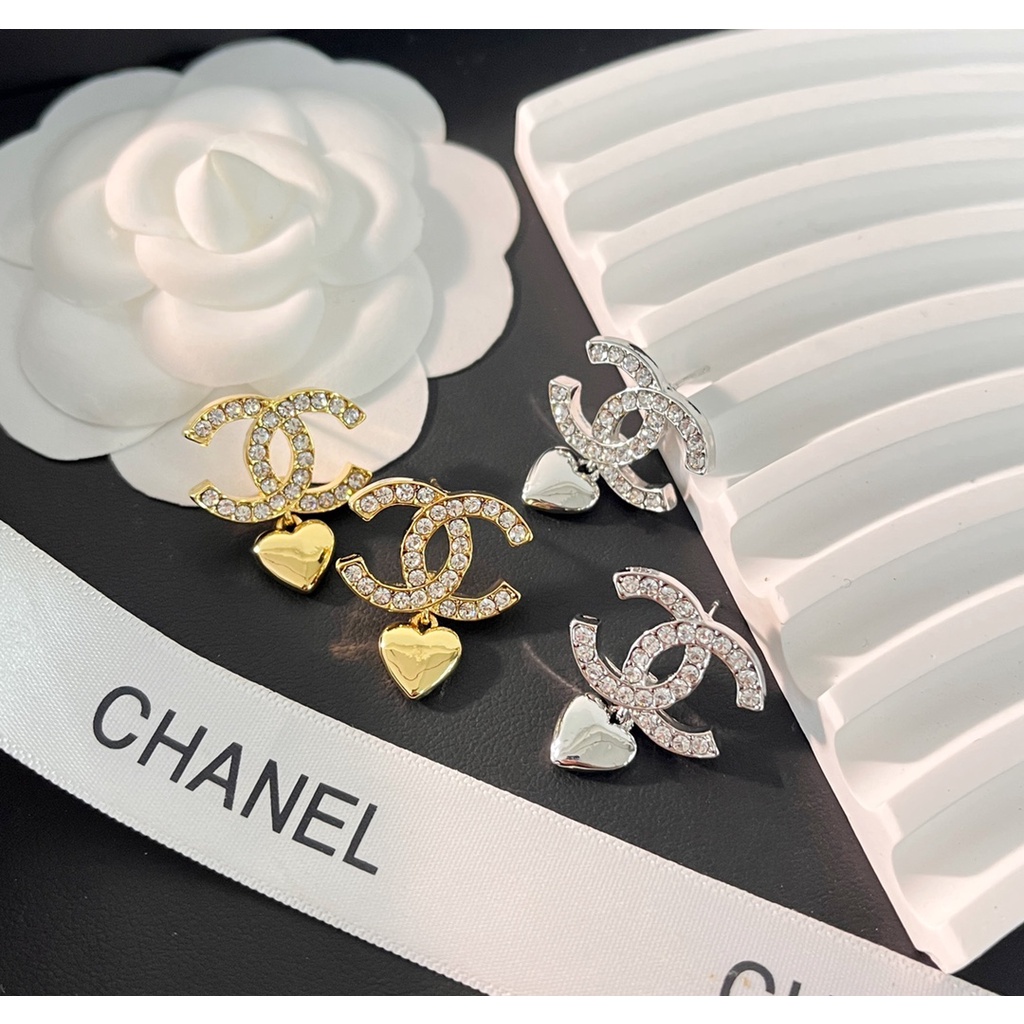 Bông Tai Bằng Thép Titan Chống Thấm Nước Không Gỉ In Logo Thời Trang Cho Nữ