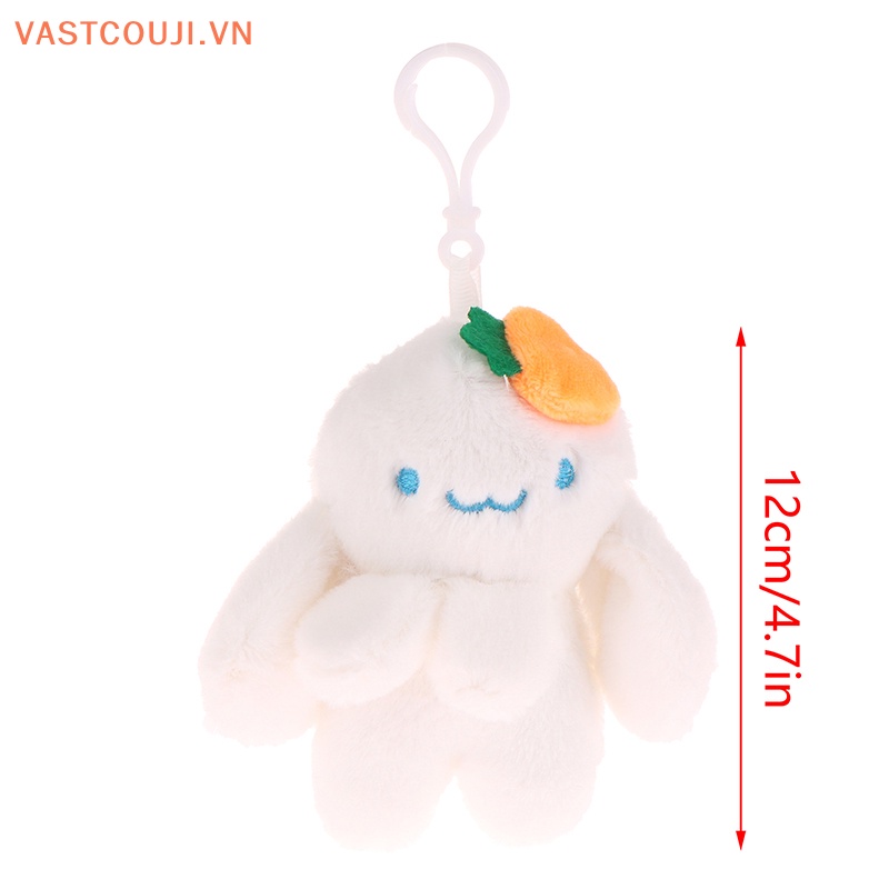 Móc Khóa Thỏ Nhồi Bông Mềm Mại Dễ Thương