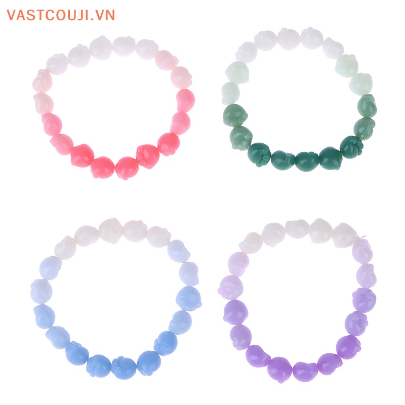 Vòng Đeo Tay Chuỗi Hạt Màu Gradient Mềm Mại Thay Đổi Được Dành Cho Bạn Gái Yêu Thích Bằng Ngón Tay Và Quả Cầu Màu Gradient VN